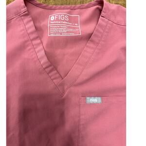 Figs Catarina Scrub Top Mauve XS